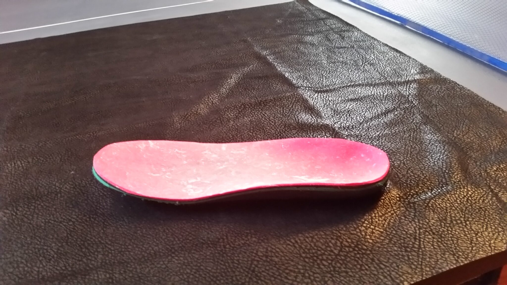 Sweaty, worn orthotic